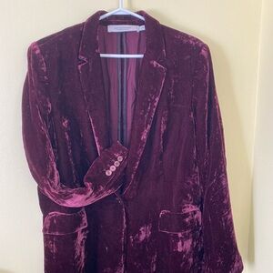 soft velour jacket buy at Simons